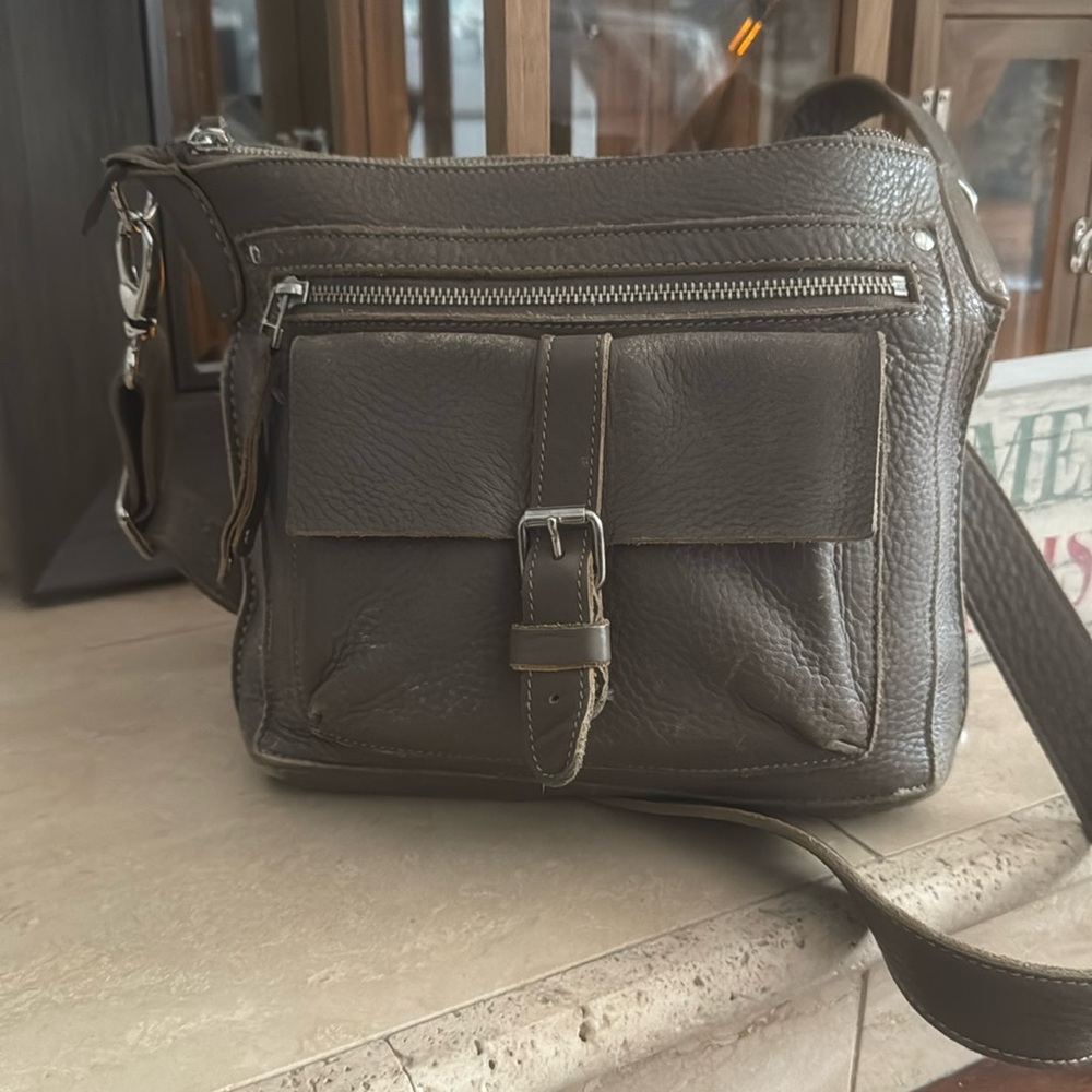 Vintage Roots Leather Crossbody